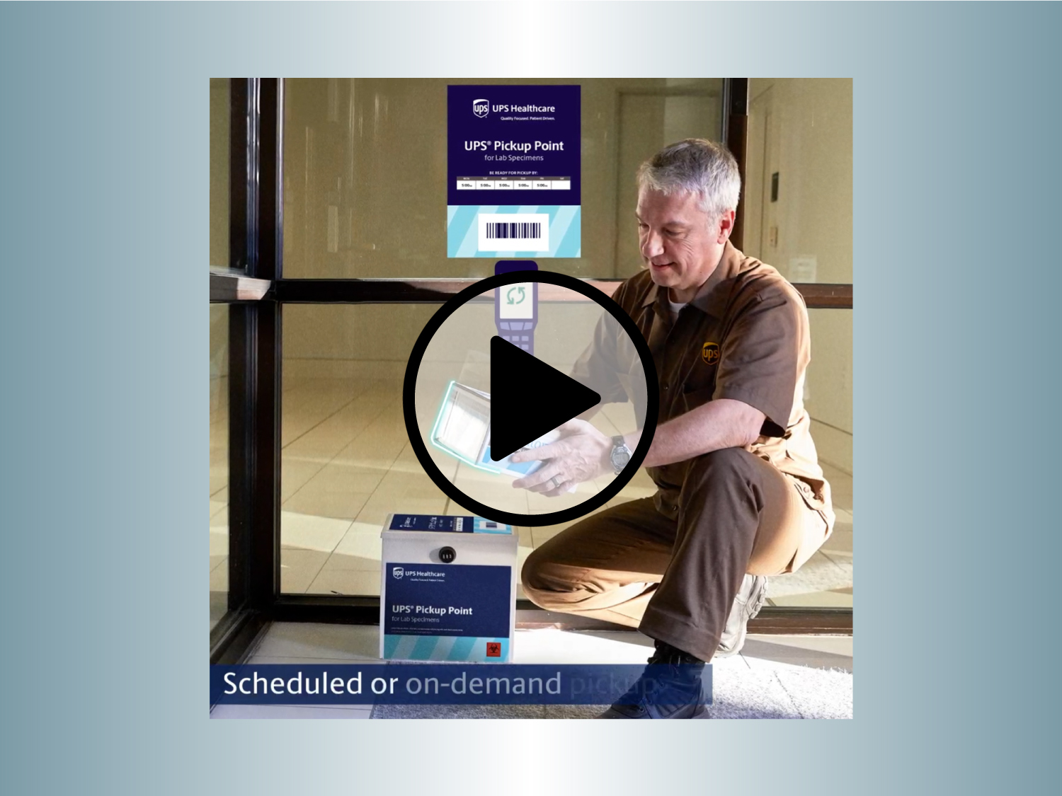 UPS Healthcare motion graphic for social media